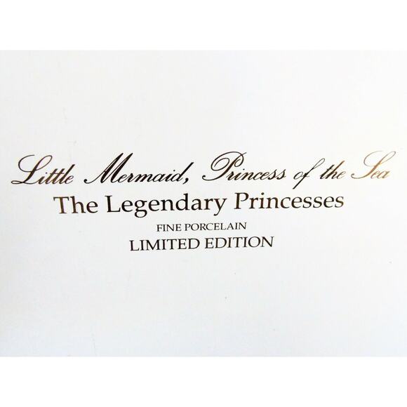 LENOX Princesses LITTLE MERMAID FIGURE Princess Of The Sea Limited Edition #8538 - Picture 8 of 10